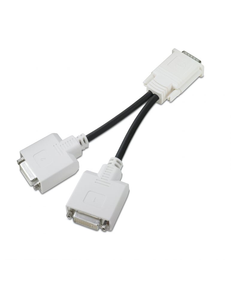 HP DL139A adaptor pentru cabluri video 0,2 m DVI-D Negru, Alb