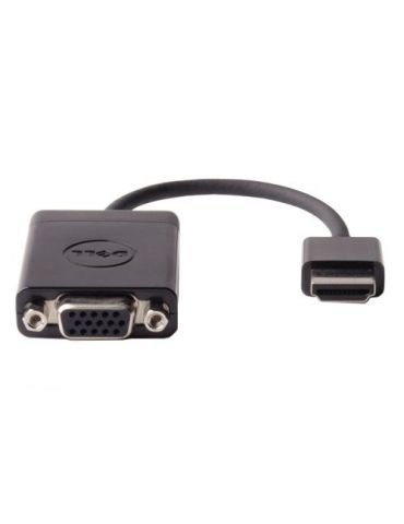 DELL DAUBNBC084 adaptor pentru cabluri video HDMI VGA (D-Sub) Negru