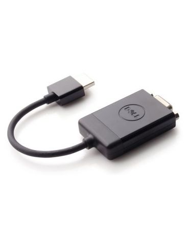 DELL DAUBNBC084 adaptor pentru cabluri video HDMI VGA (D-Sub) Negru