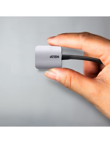 ATEN UC3002A-AT adaptor pentru cabluri video USB tip-C VGA (D-Sub) Negru, Argint Aten - 6