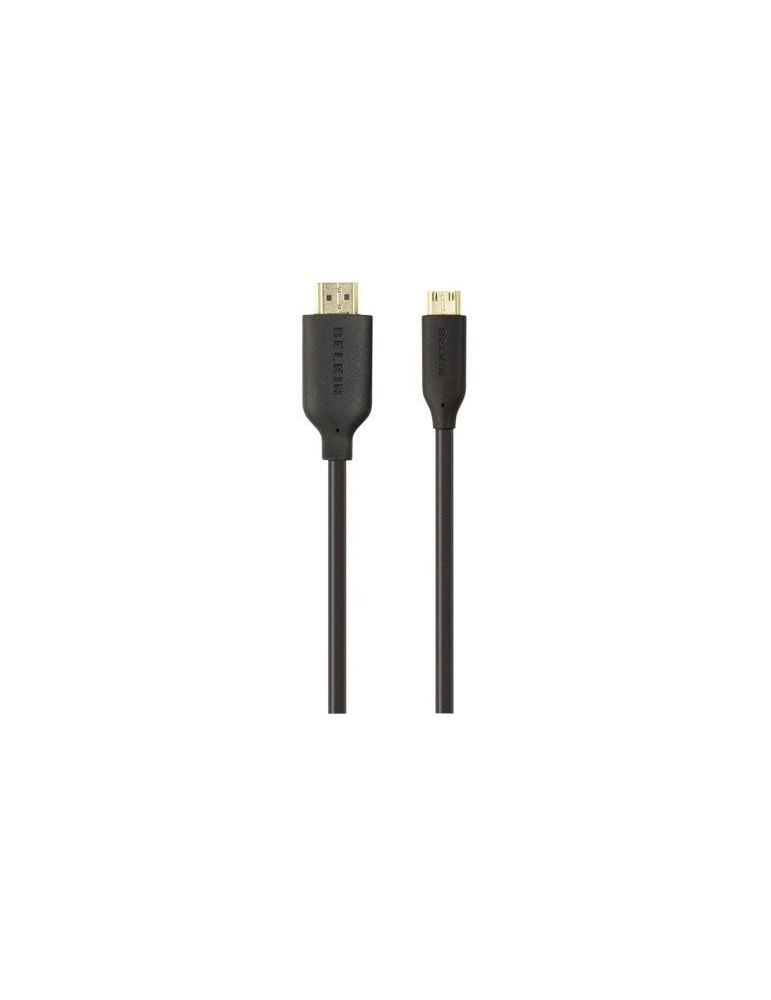 Belkin Mini HDMI - HDMI, 3m cablu HDMI HDMI Type C (Mini) HDMI Tip A (Standard) Negru