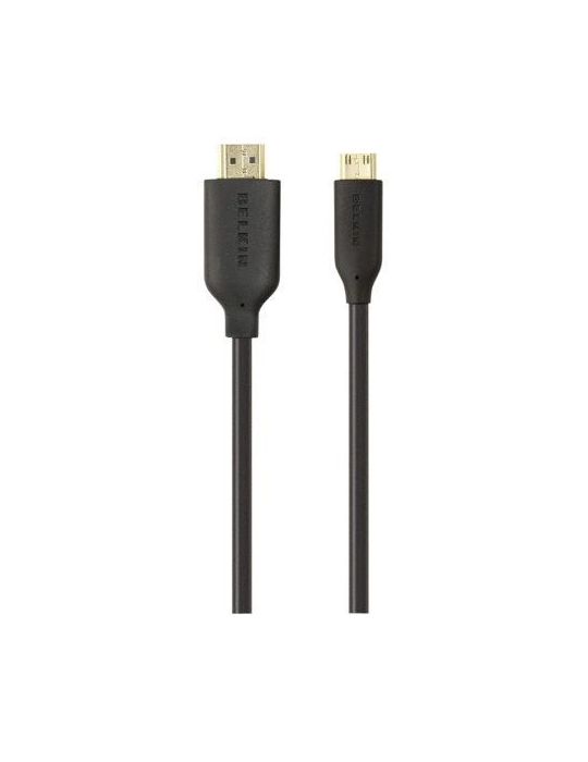 Belkin Mini HDMI - HDMI, 3m cablu HDMI HDMI Type C (Mini) HDMI Tip A (Standard) Negru Belkin - 1