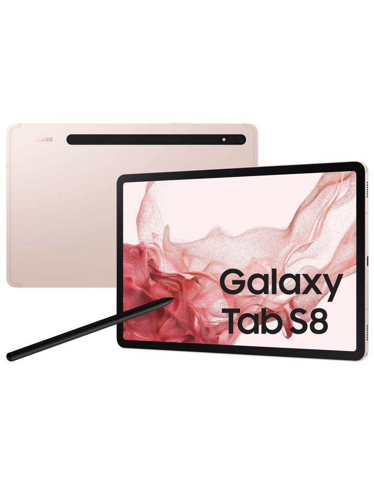 Tableta Samsung Galaxy Tab S8, 8GB, 128GB, 11", Snapdragon SM8450, Android 12, Pink Gold