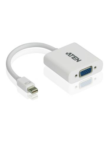 ATEN VC920-AT adaptor pentru cabluri video Mini DisplayPort VGA (D-Sub) Alb Aten - 1 - Tik.ro