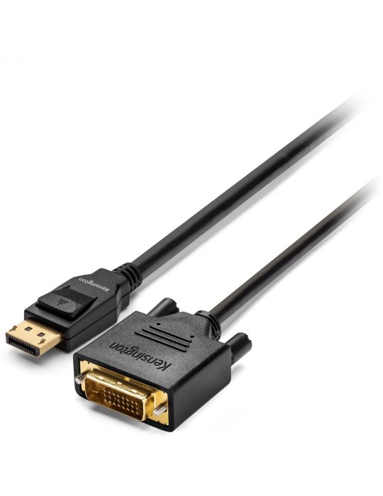 Kensington K33023WW adaptor pentru cabluri video 1,8 m DisplayPort DVI-D Negru Kensington - 1