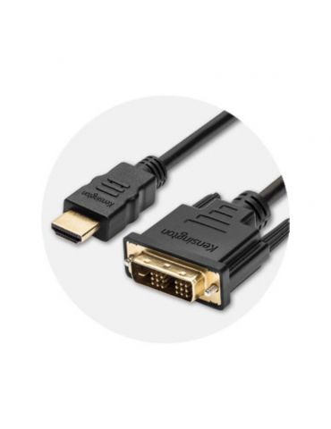 Kensington K33022WW adaptor pentru cabluri video 1,8 m HDMI Tip A (Standard) DVI-D Negru Kensington - 8