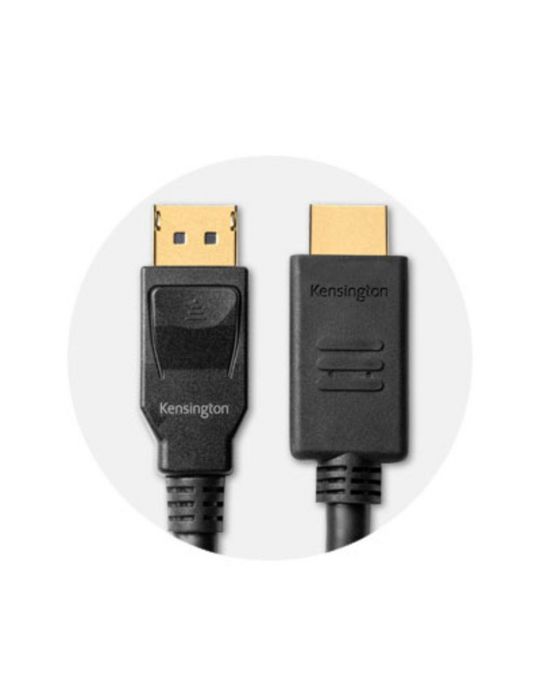 Kensington K33025WW adaptor pentru cabluri video 1,8 m DisplayPort HDMI Negru Kensington - 9