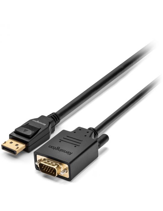 Kensington K33024WW adaptor pentru cabluri video 1,8 m DisplayPort VGA (D-Sub) Negru