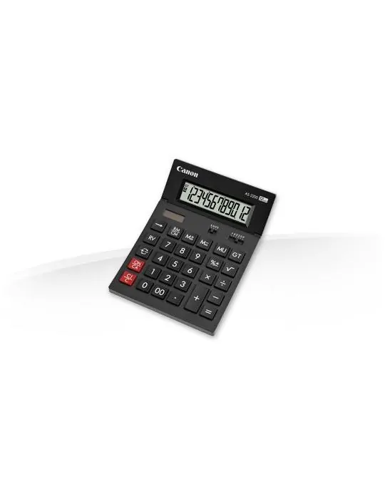 Canon AS-2200 calculator Spaţiul de lucru Calculator cu display Negru Canon - 1