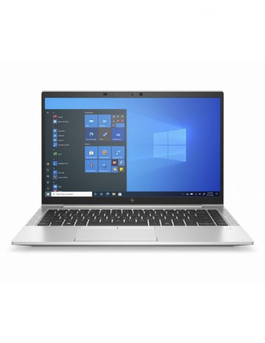 Laptop HP EliteBook 840 Aero G8, Intel Core i5-1135G7, 14", RAM 8GB, SSD 256GB, Intel Iris Xe Graphics, Windows 10 Pro, Silver H