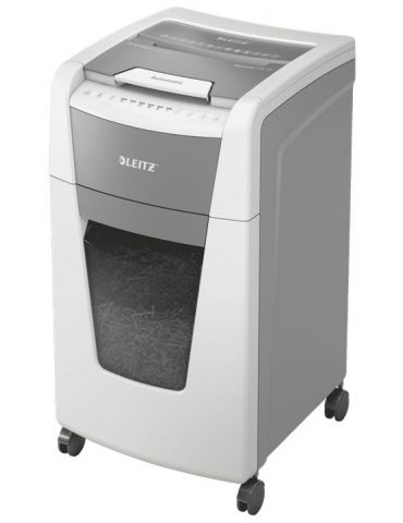 Leitz 80160000 tocătoare de hârtie Distrugere prin tăiere micro 22 cm Gri, Alb Leitz - 1 - Tik.ro