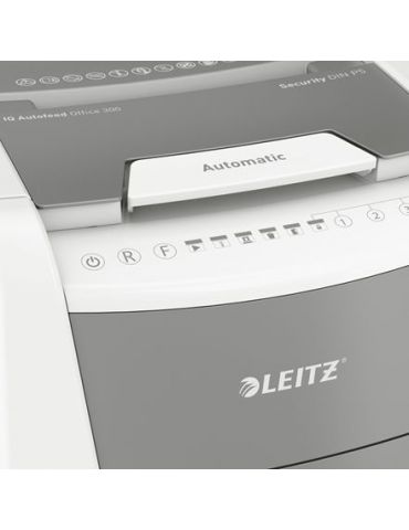 Leitz 80160000 tocătoare de hârtie Distrugere prin tăiere micro 22 cm Gri, Alb Leitz - 4