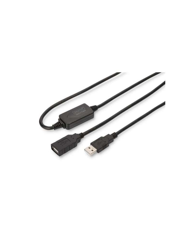 Prelungitor usb2.0 activ tata-mama 15m da-73101 digitus