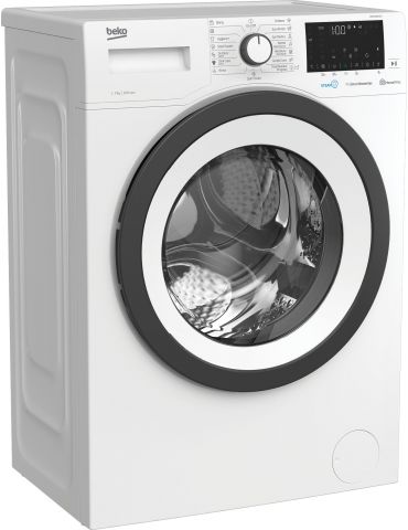 Beko WUE 7636 X0A mașini de spălat Încărcare frontală 7 kilograme 1200 RPM D Negru, Alb Beko - 4