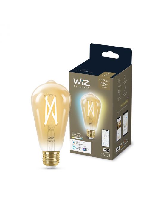 WiZ Bec cu filament chihlimbar 6,7 W (echivalent cu 50 W) ST64 E27 WiZ - 5
