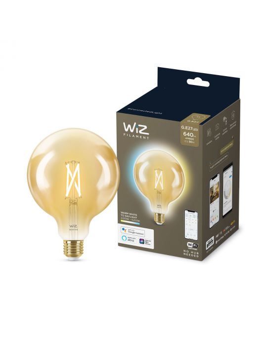 WiZ Glob cu filament chihlimbar 6,7 W (echivalent cu 50W) G95 E27 WiZ - 2