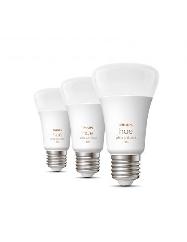 Philips Hue cu ambianță albă și color Pachet de 3 bucată E27 Philips by Signify - 2
