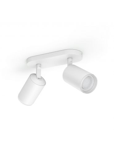 Philips Hue cu ambianță albă și color Spot luminos dublu Fugato Philips by Signify - 3
