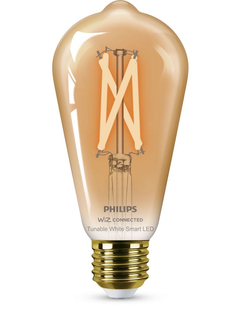 Philips Bec cu filament chihlimbar 7 W (echivalent cu 50 W) ST64 E27