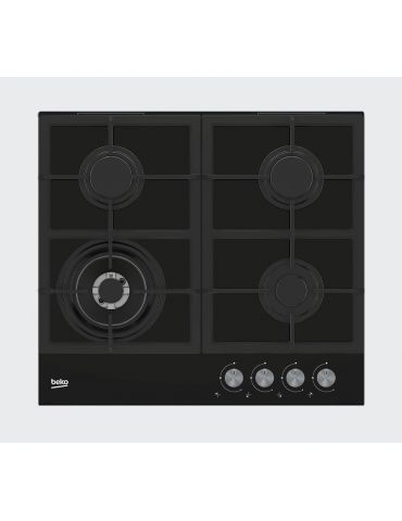 Beko HILW 64225 S Negru Încorporat Gaz 4 zonă(e) Beko - 1 - Tik.ro