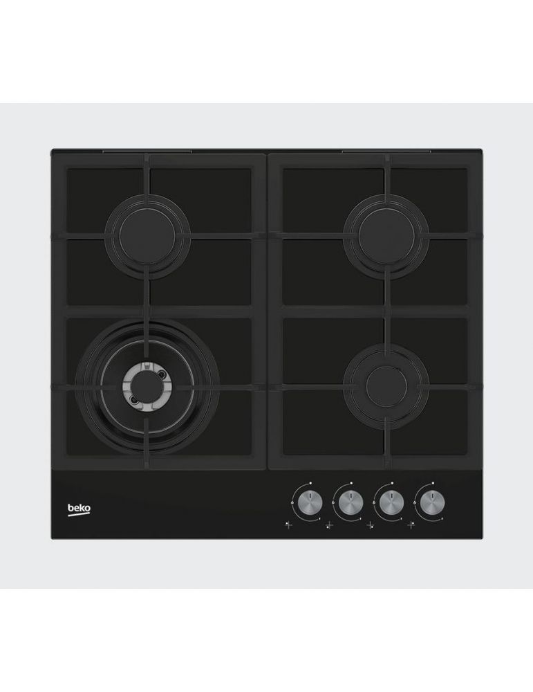 Beko HILW 64225 S Negru Încorporat Gaz 4 zonă(e)
