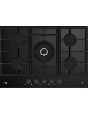 Beko HILW 75325 SDX plite Negru Încorporat 75 cm Gaz 5 zonă(e) Beko - 1 - Tik.ro