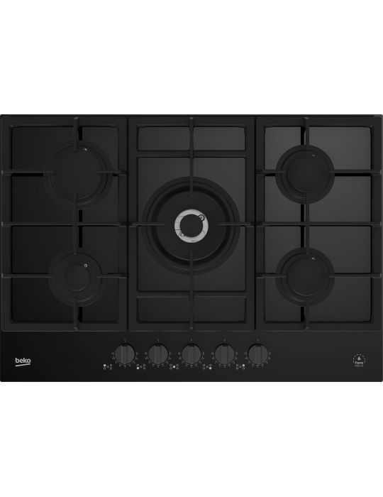 Beko HILW 75325 SDX plite Negru Încorporat 75 cm Gaz 5 zonă(e) Beko - 1