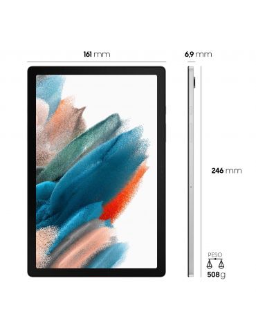Samsung Galaxy Tab A8 SM-X200 32 Giga Bites 26,7 cm (10.5") Tigru 3 Giga Bites Wi-Fi 5 (802.11ac) Android 11 Argint Samsung - 2