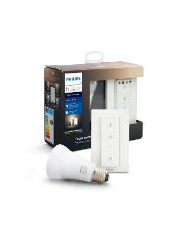 Philips Hue cu ambianță albă Kit de rețete de lumină E27 Philips by Signify - 1