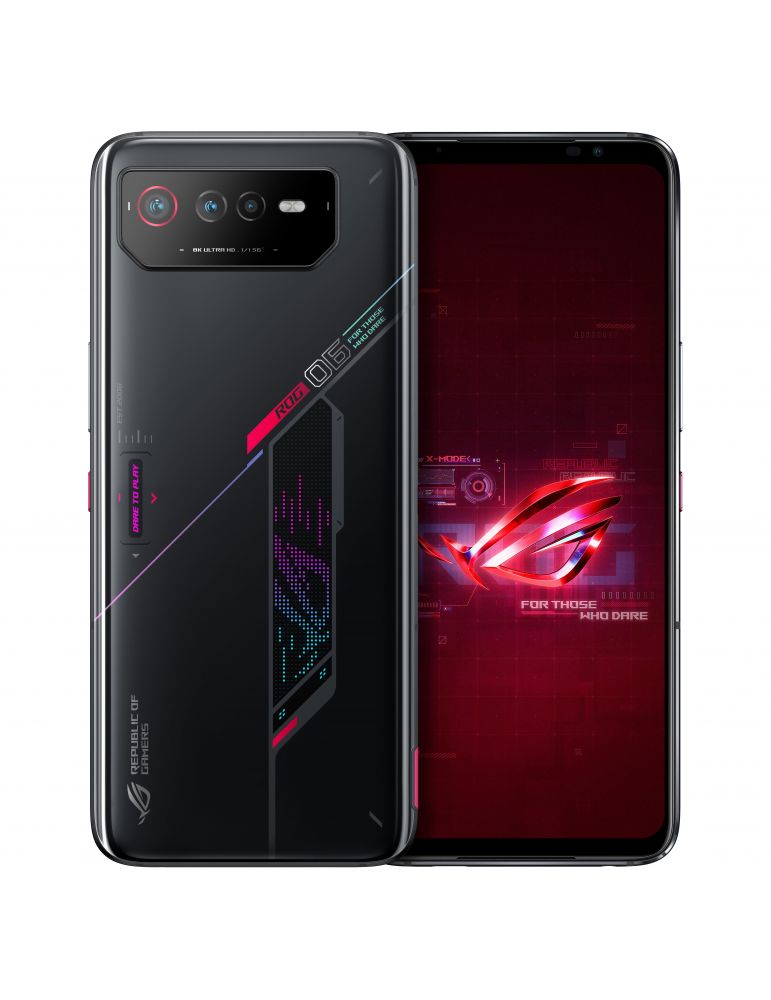 Telefon mobil Asus ROG Phone 6, 512GB, 16GB RAM, Dual SIM, 5G, Negru