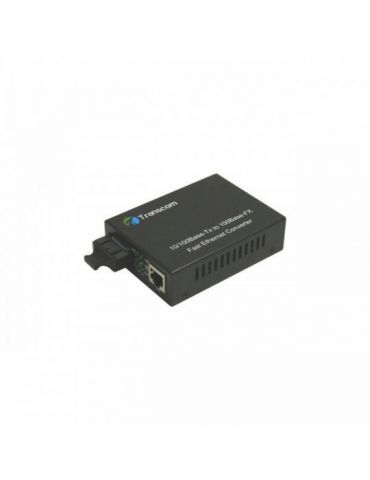 Mediaconvertor 10/100m 850nm multimode 550m conector sc - transcom ts-100-md-05 Transcom - 1 - Tik.ro