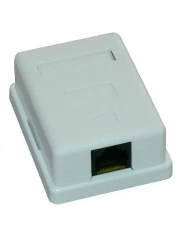 Priza utp simpla aplicata cat.6 - emtex emt-utp6-1p-pt Emtex - 1 - Tik.ro