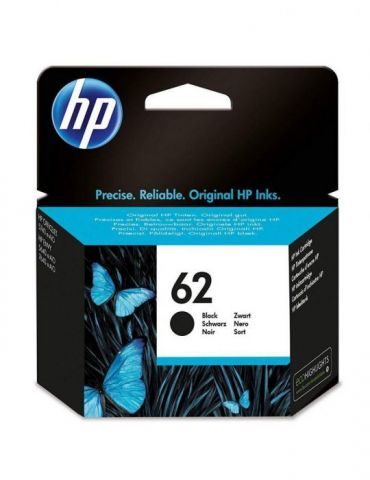 Cartus cerneala original hp black nr.62 pentru envy 5640 aio| officejet 200 mobile| officejet 250 mobile aio 200 incl.tv 0.15 Hp - Tik.ro