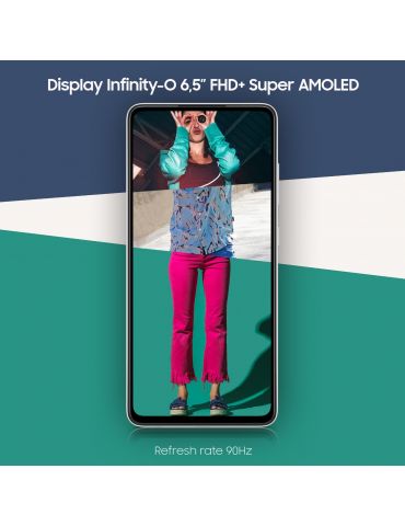 Samsung Galaxy A52 4G SM-A525FZWGEUE smartphone 16,5 cm (6.5") Dual SIM Android 11 USB tip-C 6 Giga Bites 128 Giga Bites 4500 Sa