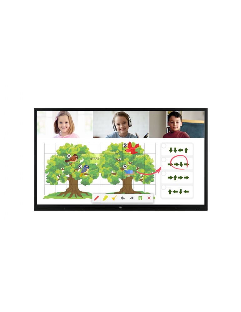 LG 55TR3BG-B Afișaj Semne Panou informare digital de perete 139,7 cm (55") IPS 350 cd/m² 4K Ultra HD Negru Ecran tactil 16/7
