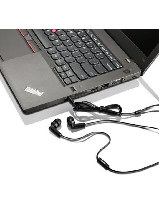 Lenovo 4XD0J65079 cască audio & cască cu microfon Căști Prin cablu În ureche Apeluri/Muzică Negru Lenovo - 2