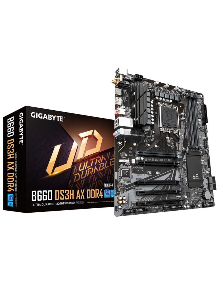 Placa de baza GIGABYTE B660 DS3H AX DDR4, Intel B660, Socket 1700, ATX