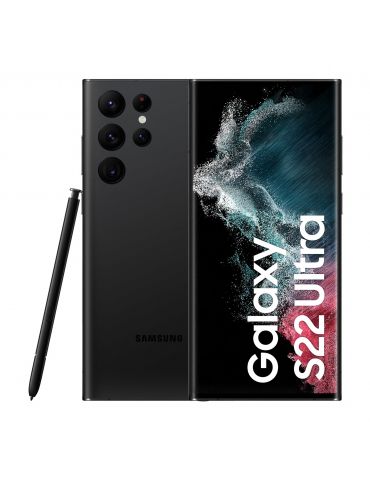 Samsung Galaxy S22 Ultra SM-S908B 17,3 cm (6.8") Dual SIM Android 12 5G USB tip-C 12 Giga Bites 512 Giga Bites 5000 mAh Negru Sa