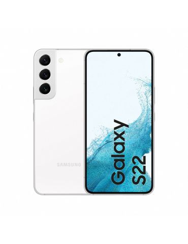 Samsung Galaxy S22 SM-S901B 15,5 cm (6.1") Dual SIM Android 12 5G USB tip-C 8 Giga Bites 256 Giga Bites 3700 mAh Alb Samsung - 1