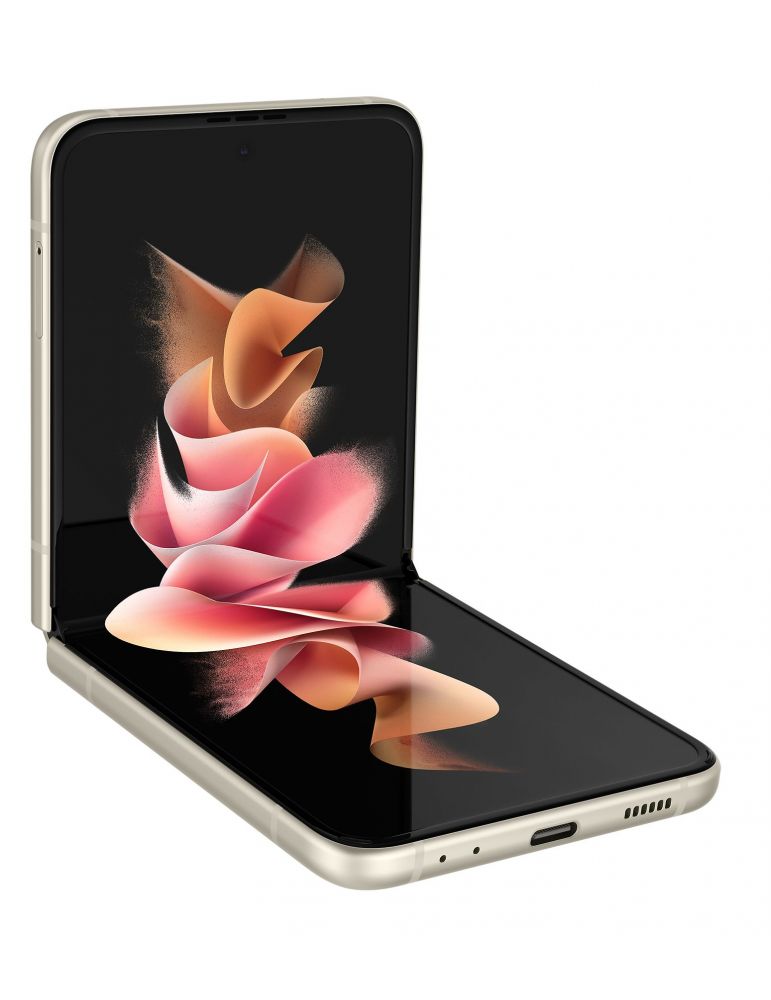 Samsung Galaxy Z Flip3 5G SM-F711B 17 cm (6.7") Android 11 USB tip-C 8 Giga Bites 256 Giga Bites 3300 mAh Cremă