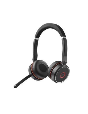 Jabra Evolve 75 Căști Prin cablu & Wireless Bandă de fixare pe cap Apeluri/Muzică Bluetooth Stand de încărcare Negru Jabra - 2