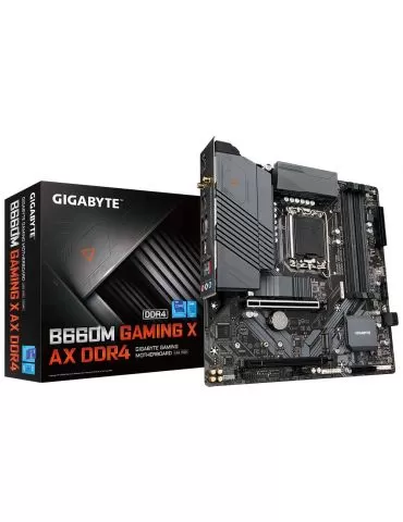 Placa de baza GIGABYTE B660M GAMING X AX DDR4, Intel B660, Socket 1700, mATX Gigabyte - 1