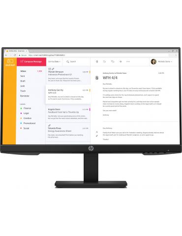 HP P24h G4 Full HD 60,5 cm (23.8") 1920 x 1080 Pixel IPS Negru Hp - 2
