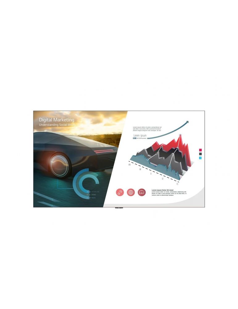 LG LAEC015-GN Afișaj Semne Panou informare digital de perete 3,45 m (136") LED Wi-Fi 500 cd/m² Full HD Negru