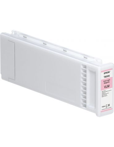Epson Singlepack Vivid Light Magenta T800600 UltraChrome PRO 700ml Epson - 1 - Tik.ro