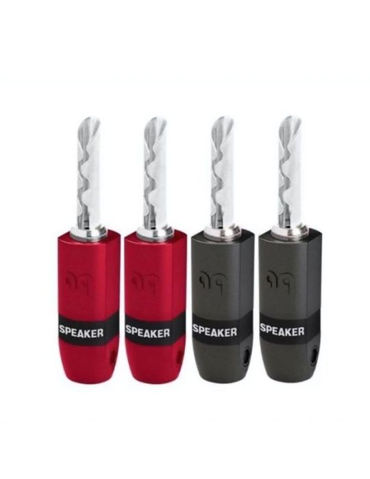 Mufa banana audioquest suregrip 300 silver plated pana la 6mm grosime (set 4 buc) Audioquest - 1