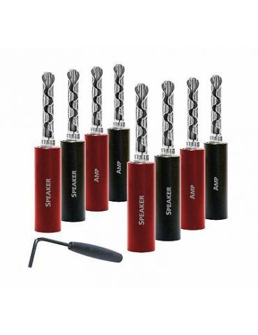 Mufa banana audioquest suregrip 100 silver plated (set 8buc) Audioquest - 1