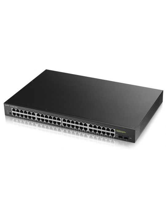 Zyxel GS1900-48HP Gestionate L2 Gigabit Ethernet (10/100/1000) Power over Ethernet (PoE) Suport Negru Zyxel - 1