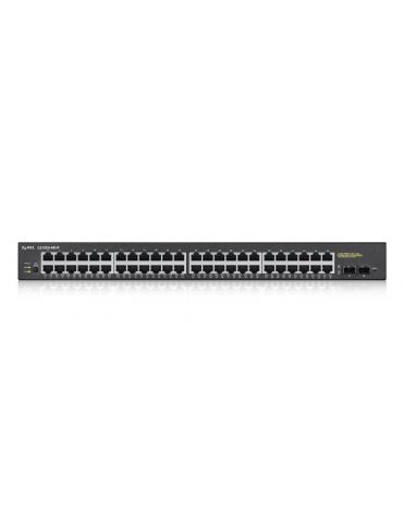 Zyxel GS1900-48HP Gestionate L2 Gigabit Ethernet (10/100/1000) Power over Ethernet (PoE) Suport Negru Zyxel - 2
