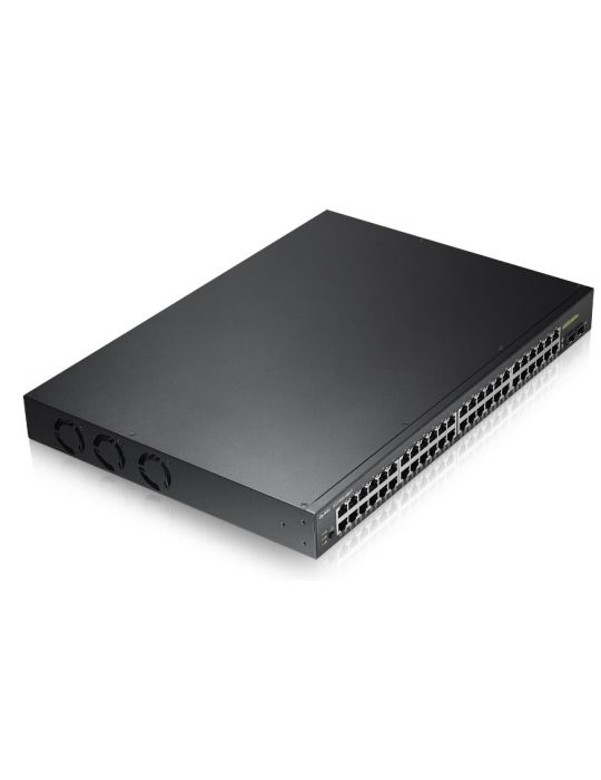 Zyxel GS1900-48HP Gestionate L2 Gigabit Ethernet (10/100/1000) Power over Ethernet (PoE) Suport Negru Zyxel - 4